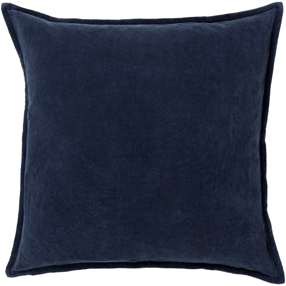 Surya Cotton Velvet CV009 2222D 22 x 22 x 5 Down Throw Pillow Belfort Furniture Throw Pillows